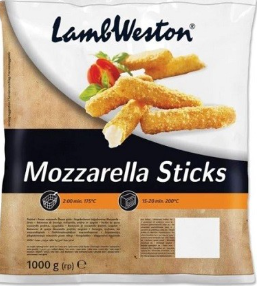 Cheese Sticks Mozzarella  Lambweston 6 kg