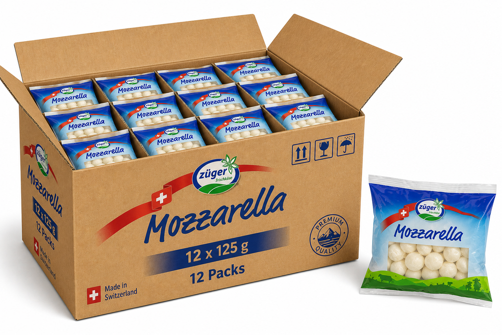 Cheese Cherry Mini Mozzarella, 500g × 12 Packs