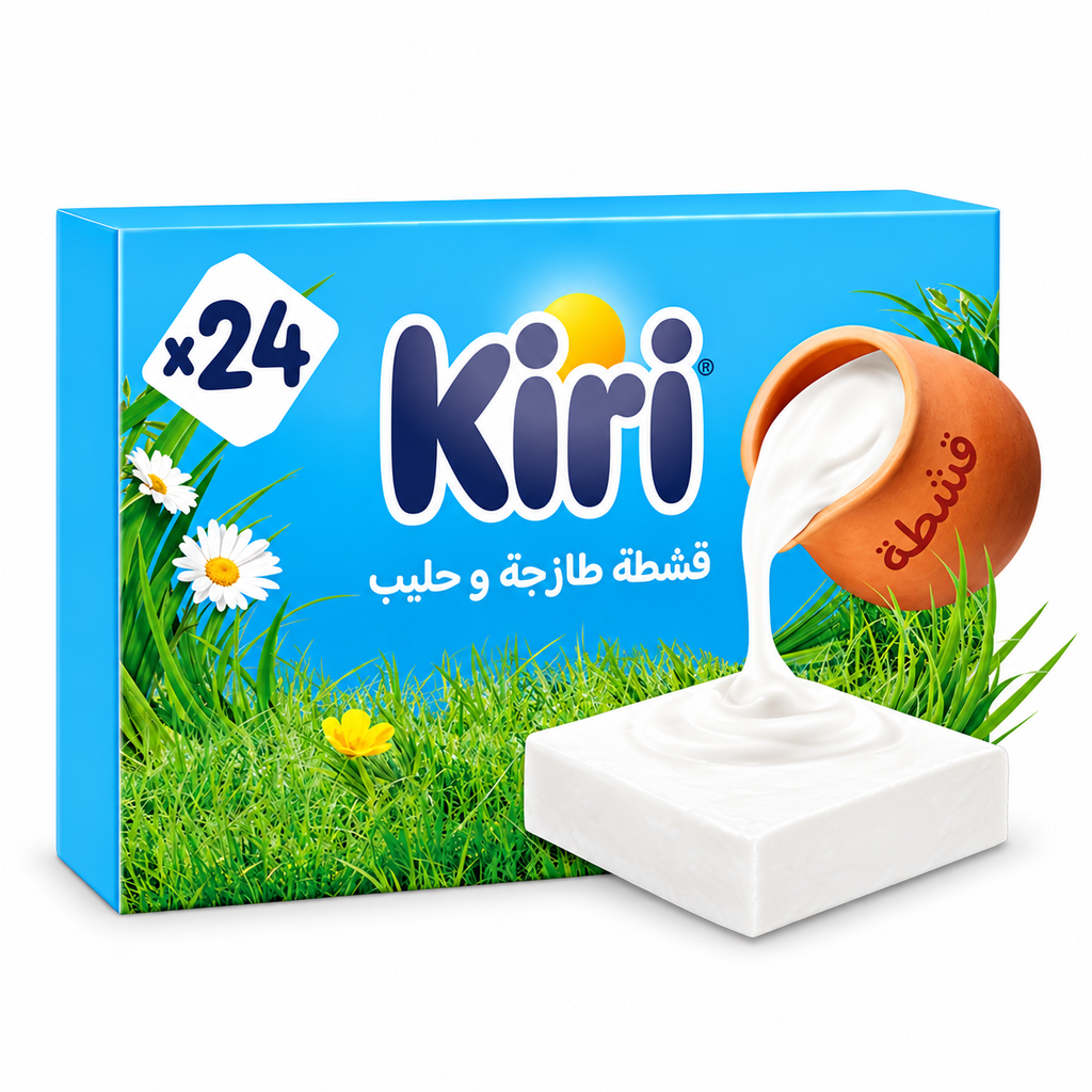  Cream Cheese Kiri Squares Spreadable 24 Pieces 2xPack