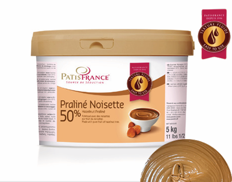  Filling Praline Hazelnut 50% pure with vanilla 5KG 