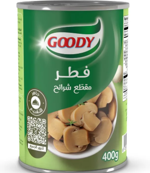 مشروم شرائح جودى 400 جرام * 24 