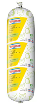 Chicken Mortadella Americana with Olives 2.5 kg × 3