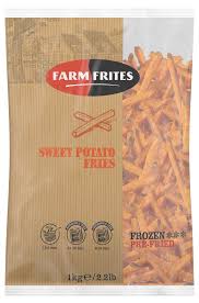[PZ/30121] Farm Frites Sweet Potato Fries 9*9 / 10 Kg
فارم فريتس بطاطا حلوة مقلية10 كجم