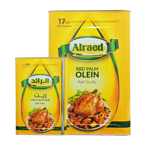 [CN/80114] VEGETABLE COOKING OIL Al Raayid 1*17 LITER
زيت طهي نباتي الرائد 1*17 لتر