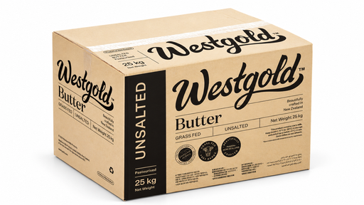 [DR/50101]   Butter West Gold  New Zealand Block 82% - 25KG  