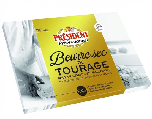 [DR/50109]  Butter sheet 84% PRESIDENT -10KG