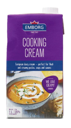 [DR/50120] Cooking cream EMBORG  20 %-1LTR