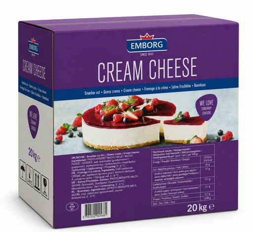 [DR/50121] Cream cheese Emborg  33%- 20KG  