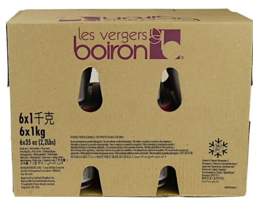 [FF/40115] Frozen Yellow Lemon Purée Boiron 6 × 1 KG