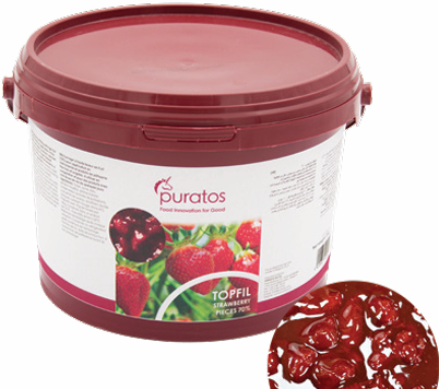 [PS/4017188] Topfil strawberry70%  fruit filling by Puratos 5kg