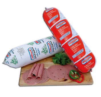 [MT/601211] Americana Beef Mortadella with Pepper 5kg × 2