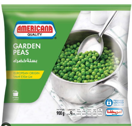 [FV/30203] Americana Green Peas 400 g × 20